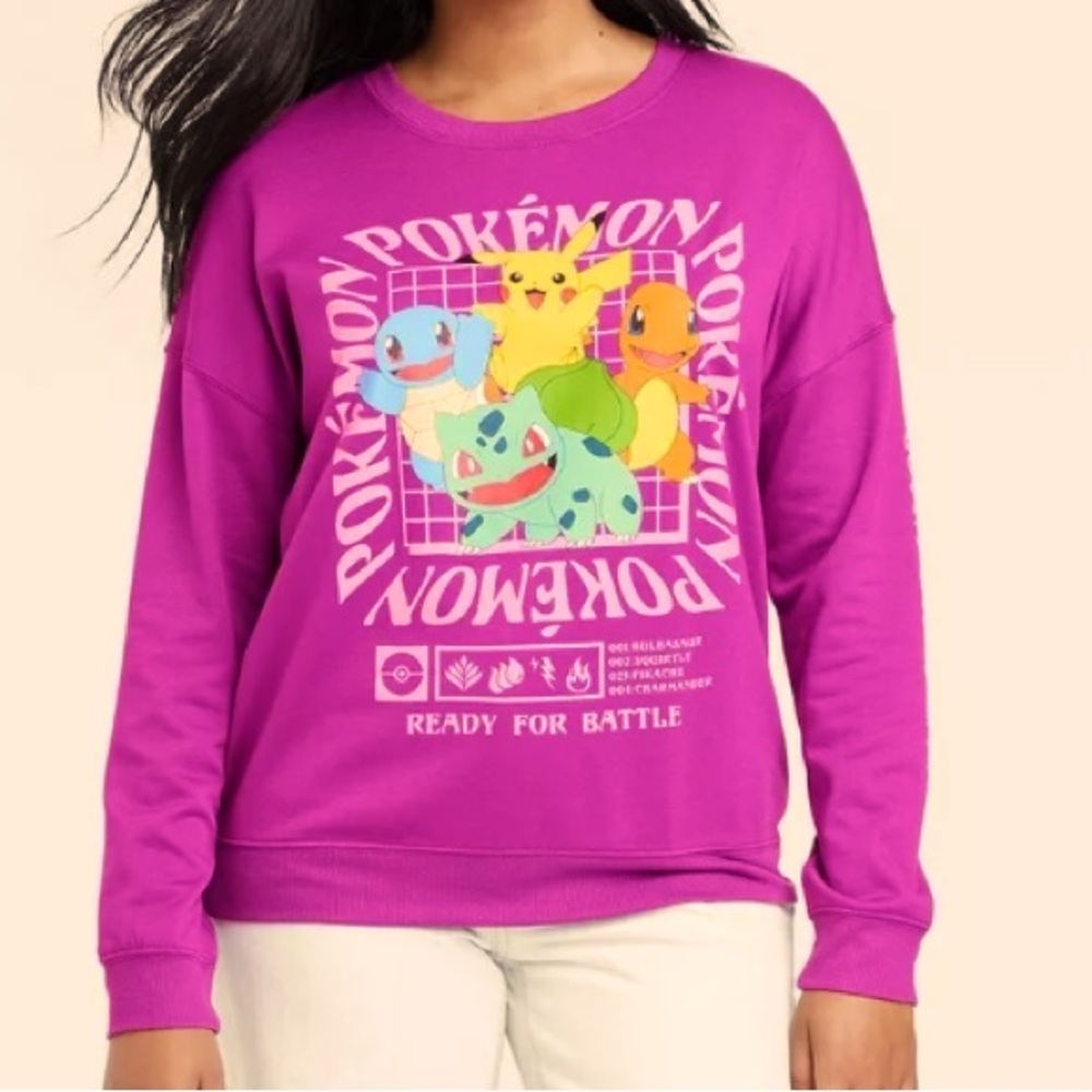 Woman’s NWT Pokémon Sweatshirt
